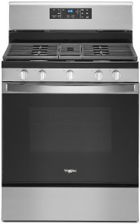 WFG525S0JS Whirlpool 30 Inch Gas Range - 5.0 cu. ft. Stainless Steel