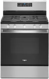 WFG525S0JS Whirlpool 30 Inch Gas Range - 5.0 cu. ft. Stainless Steel