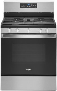 WFG525S0JZ Whirlpool 30 Inch Gas Range - 5.0 cu. ft. Smudge Resistant Stainless Steel