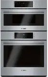 HBL87M53UC Bosch 800 Series 8.2 cu ft Combination Wall Oven - Stainless Steel 30 Inch