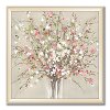 Peach Blossoms Canvas Framed Wall Art