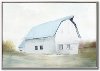 By The Barn II Canvas Wall Art in Floating Frame
