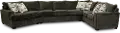 4PC/AUTMN/STLG/OPT8 Autumn Gray 4 Piece Sectional