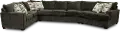 4PC/AUTMN/STLG/OPT9 Autumn Gray 4 Piece Sectional