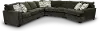 Autumn Gray 5 Piece Sectional