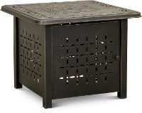 Traditional 32 Inch Square Patio Fire Pit - Pinedale