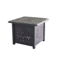 Traditional 32 Inch Square Patio Fire Pit - Pinedale-3