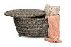 Driftwood Gray Patio Round Coffee Table - Marana