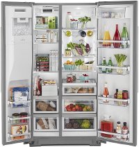 KRSC703HPS KitchenAid Counter Depth Side by Side Refrigerator - 22.7 cu. ft., 36 Inch Stainless Steel-5