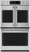 CTD90FP2MS1 Cafe 30 Inch French Door Double Wall Smart Oven - 10.0 cu. ft. Stainless Steel