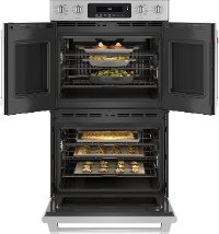 CTD90FP2MS1 Cafe 30 Inch French Door Double Wall Smart Oven - 10.0 cu. ft. Stainless Steel-5
