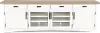 Amy Cotton White 92 TV Stand