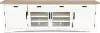 Amy Cotton White 92 TV Stand