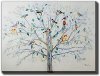 Tree Top Choir of Birds Gallery Wrapped Canvas Wall Art