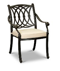 Patio Armchair with Tan Cushion - Montreal-7