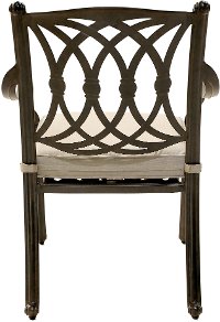 Traditional Patio Armchair with Tan Cushion - Montreal-4