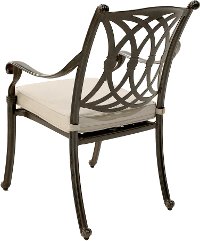 Traditional Patio Armchair with Tan Cushion - Montreal-5