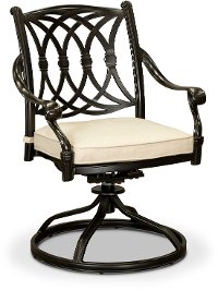 Cinnamon Patio Swivel Rocker Chair - Montreal