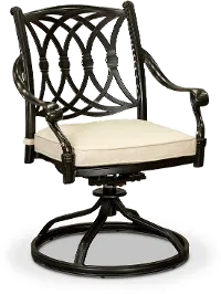 Cinnamon Patio Swivel Rocker Chair - Montreal