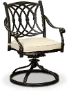 Montreal Cinnamon Patio Swivel Rocker Chair