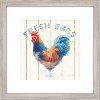 Fresh Eggs and Hen Framed Wall Art