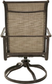 Cinnamon Sling Swivel Patio Chair - Montreal-5