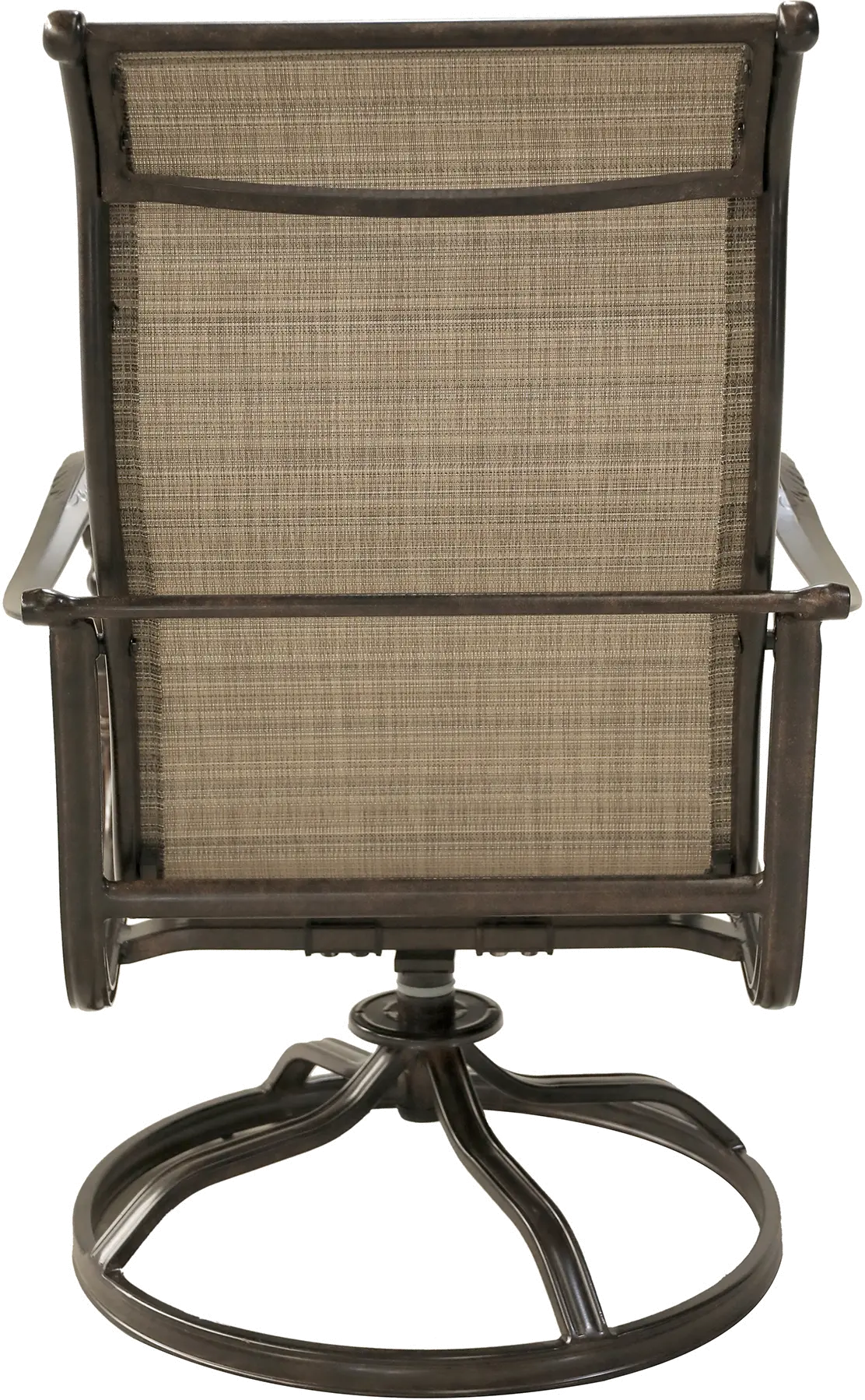 Montreal Cinnamon Sling Swivel Patio Chair-5