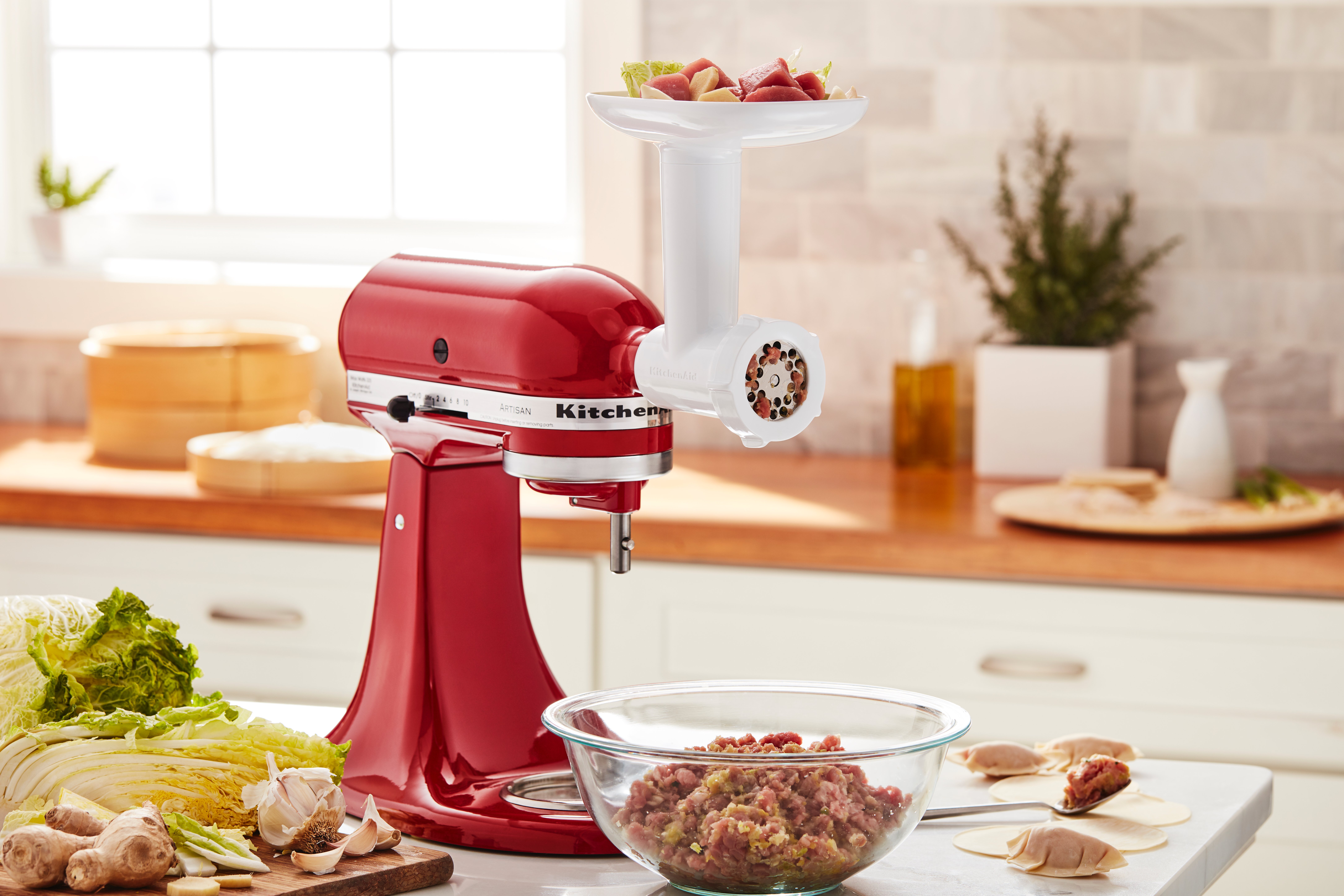 KSMFGA KitchenAid Stand Mixer Food Grinder Attachment-2