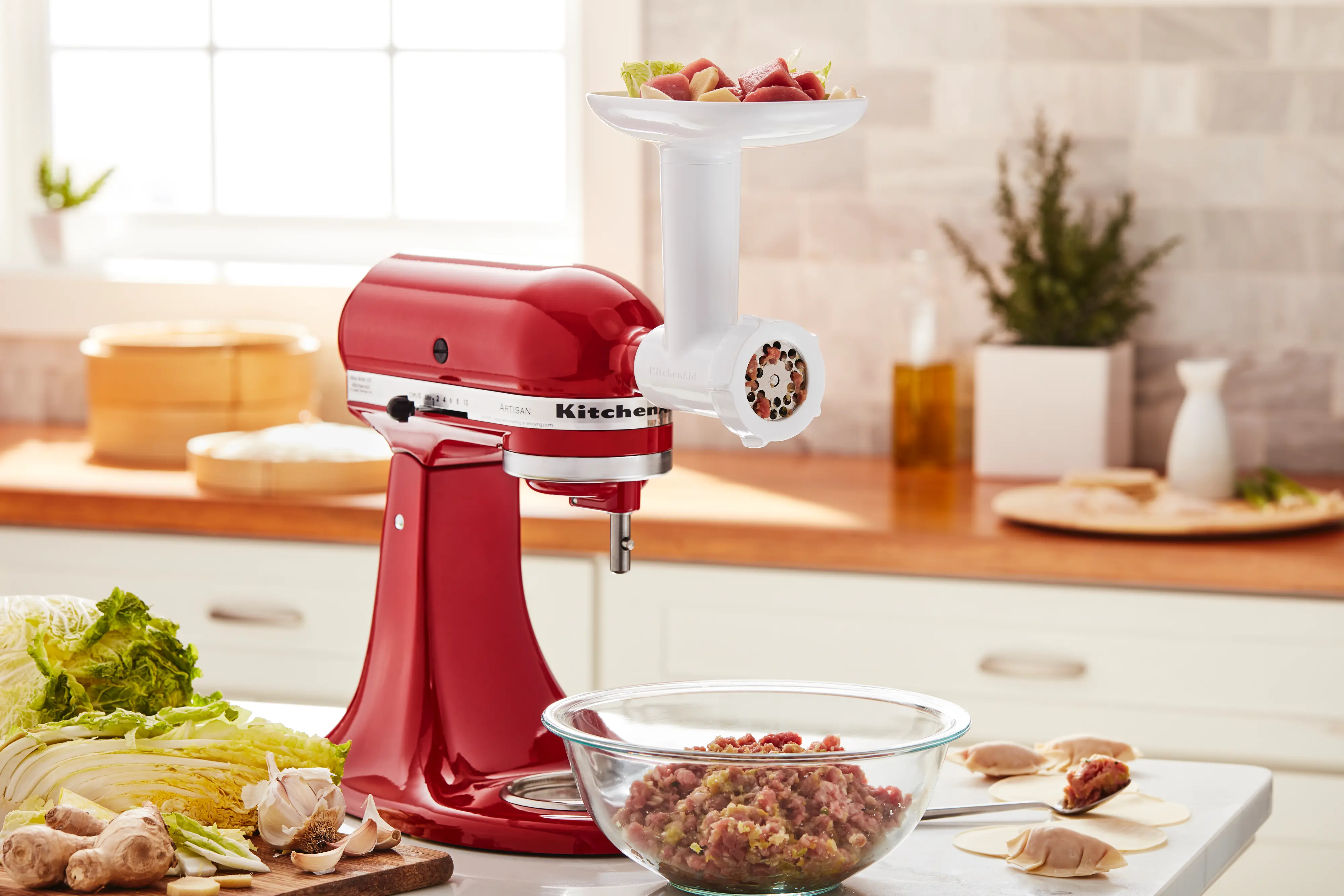 KSMFGA KitchenAid Stand Mixer Food Grinder Attachment-2