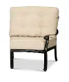 Montreal Taupe Right Facing Patio Chair