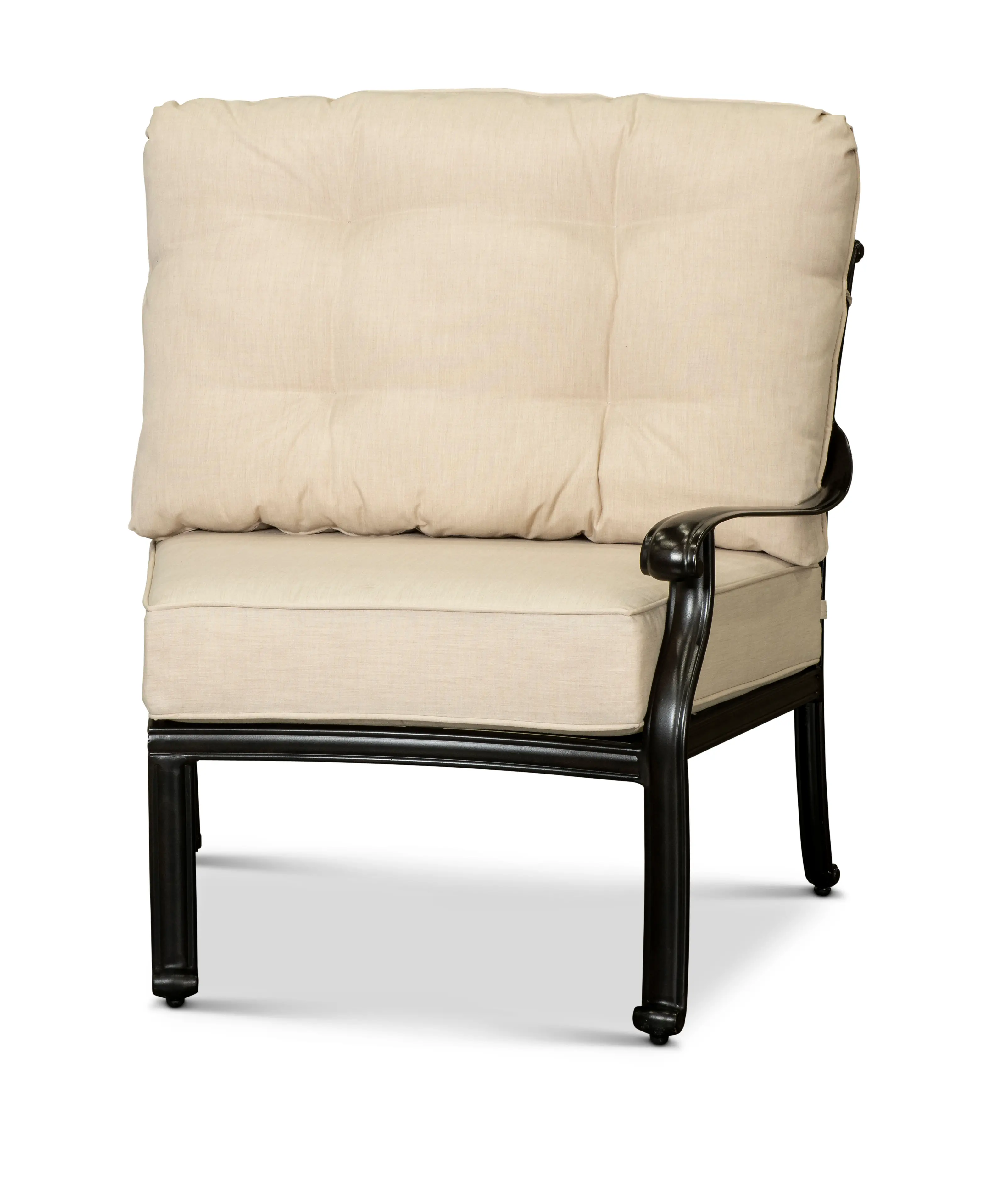 Taupe Right Facing Patio Chair - Montreal-1