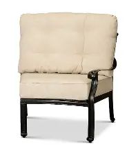 Taupe Right Facing Patio Chair - Montreal