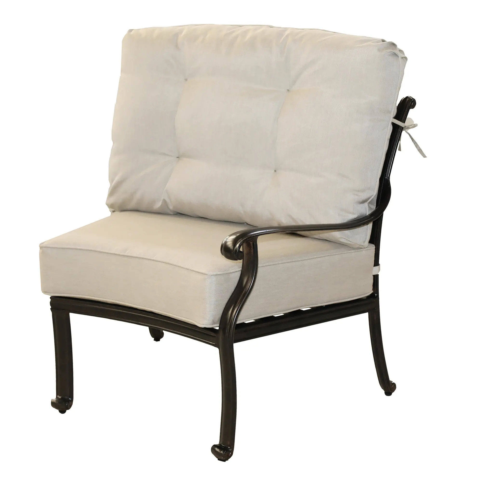 Taupe Right Facing Patio Chair - Montreal-2
