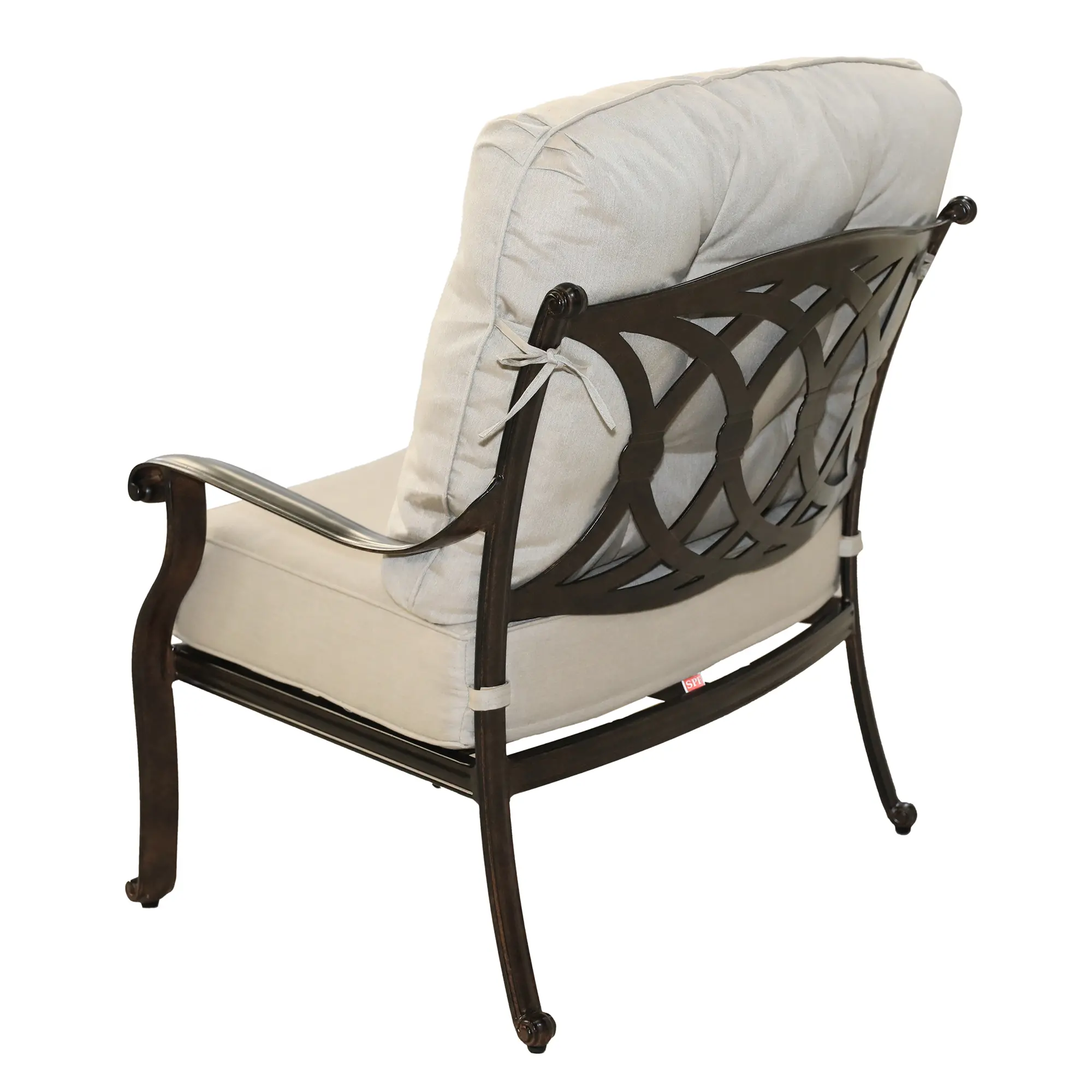 Taupe Right Facing Patio Chair - Montreal-3