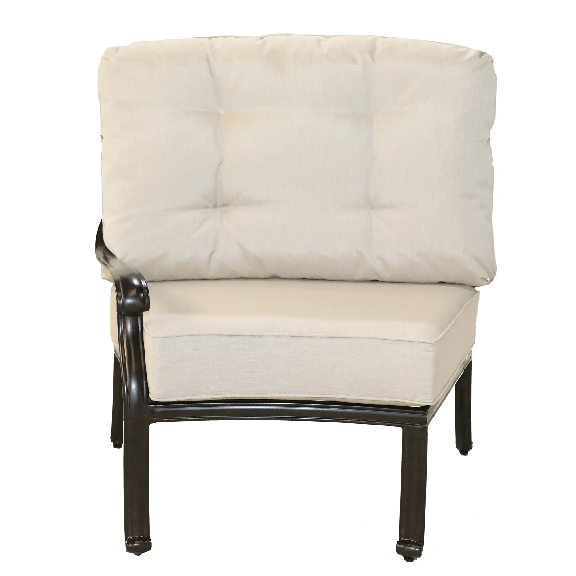 Taupe Left Facing Patio Chair - Montreal-5