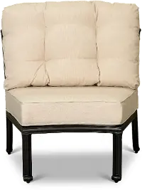 Taupe Armless Patio Chair - Montreal