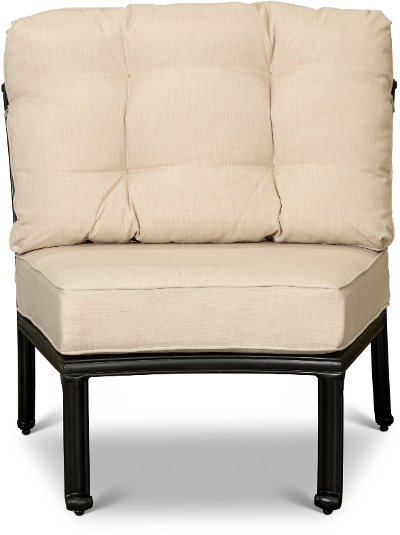Taupe Armless Patio Chair - Montreal