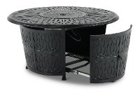 Antique Bronze 48 Inch Patio Round Fire Pit - Montreal-3