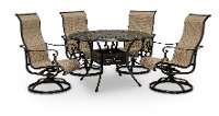Traditional 5 Piece Round Patio Set - Montreal-2