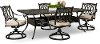 Traditional Swivel 5 Piece Patio Set - Montreal