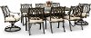 Traditional 9 Piece Patio Set - Montreal