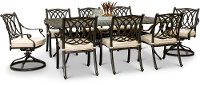 Traditional 9 Piece Patio Set - Montreal