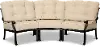 Montreal Taupe 3 Piece Patio Sectional