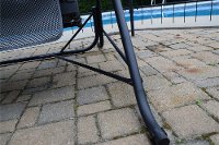 Black 3 Seater Deluxe Swing-8