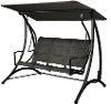 Chocolate Brown 3 Seater Patio Swing