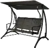 Chocolate Brown 3 Seater Patio Swing