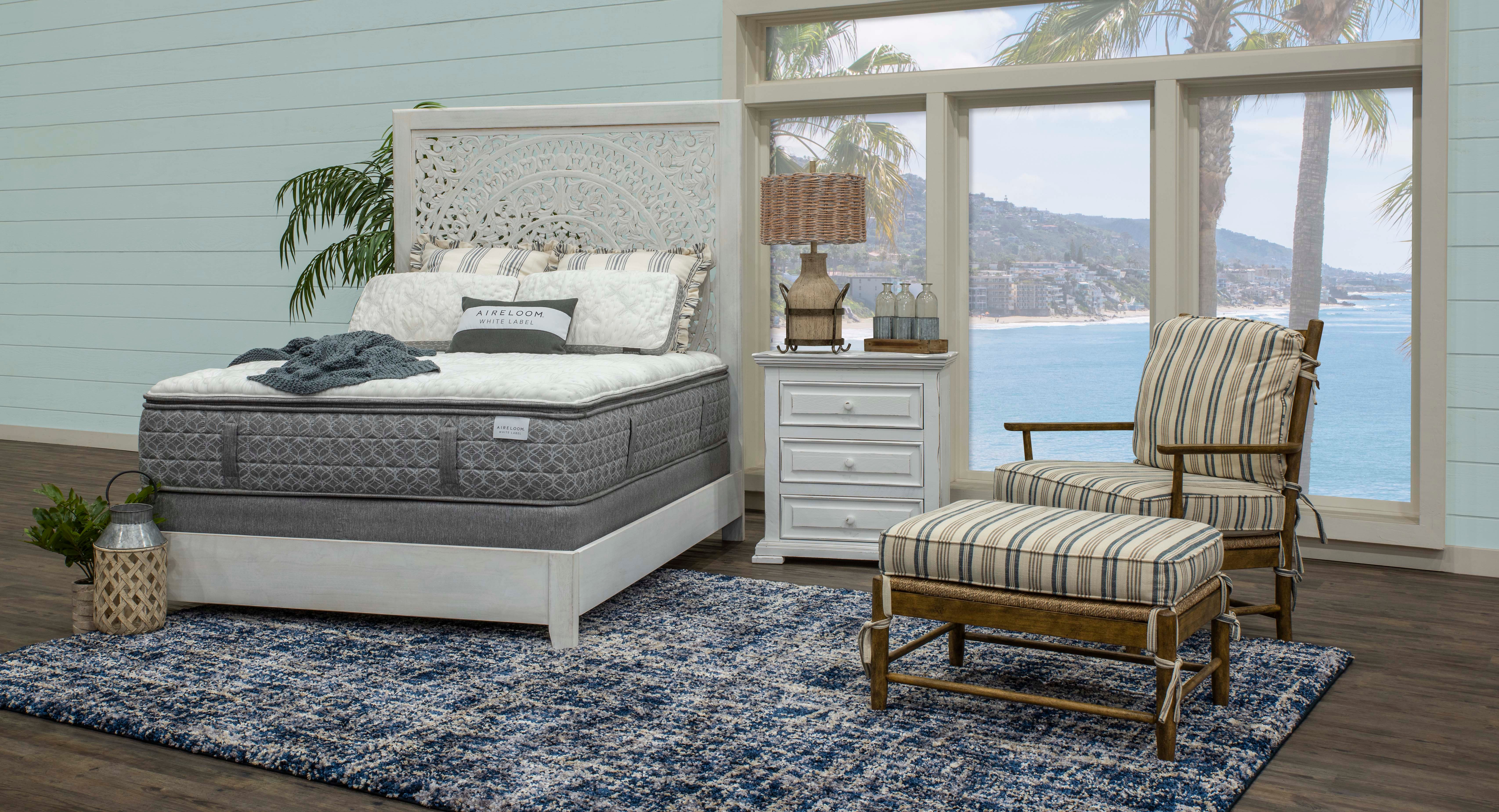 9360773 Aireloom Luxetop Plush California King Mattress - White Label Camellia II-3