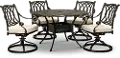 Montreal 5 Piece Round PatioSet