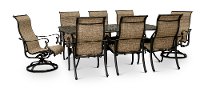 9 Piece Rectangular Patio Set - Montreal-2