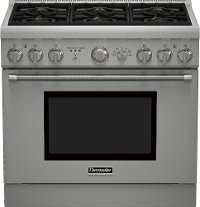 PRD366GHU Thermadore Pro Harmony 36 Inch Dual Fuel Range - Stainless Steel